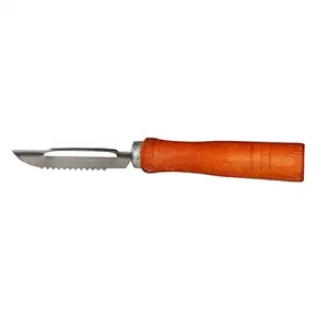Wooden Handle and Stainless Steel Vegetable Peeler – Ergonomic, for Efficient Peeling of Fruits, Vegetables, and Kitchen Tasks
