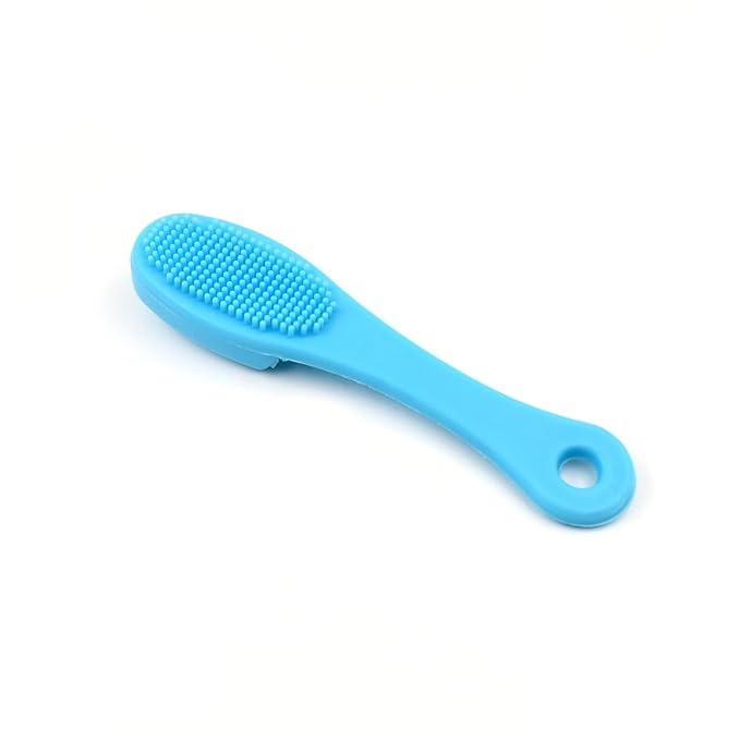 Silicone Makeup Cleaning Tool, Finger wash Face Scrubber Facial Cleansing Brush (1 Pc/Mix Color)